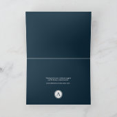 Floral Garland Corporate Vakantie Feestdagen Kaart (Binnen)