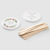 Floral Garland in Pink & Red for Outdoor Wedding Handwaaier (Niet-gemonteerd)