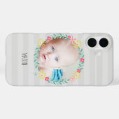 Floral Garland New Baby Foto Case-Mate iPhone Case (Achterkant (horizontaal))