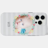 Floral Garland New Baby Foto Case-Mate iPhone Case (Achterkant (horizontaal))