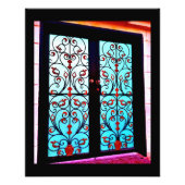 Floral Gate Foto Afdruk (Voorkant)