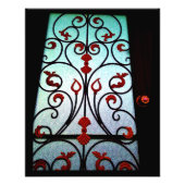 Floral Gate Foto Afdruk (Voorkant)