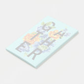 Floral Gather Quote 2 Post-it® Notes (Schuin)