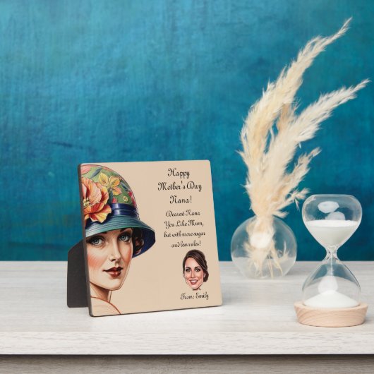 Floral Gatsby portret Fotoplaat (Insitu)