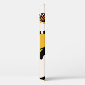 Floral  geel patroon met schetterende hand dr Case-Mate iPhone case (Achterkant / Rechts)