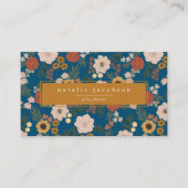 Floral geïllustreerd Visitekaartje (Voorkant)
