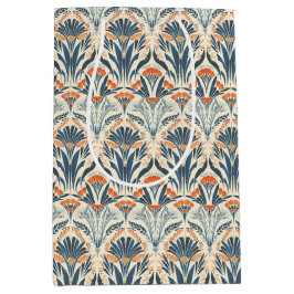 Floral  geïnspireerde Art Deco Medium Cadeauzakje