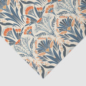 Floral  geïnspireerde Art Deco Tissuepapier (Detail)
