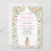 Floral Gekke Goose Girl Baby shower Kaart (Voorkant)