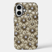 Floral Gemstone iPhone Case (Achterkant)