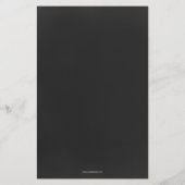 Floral Genderneutraal Baby shower uitgenodigd (Achterkant)