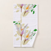 Floral Geometric Bad Handdoek (Handdoek)