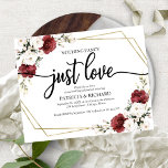 Floral Geometric Budget Wedding Invitations<br><div class="desc">Mooie en goedkope bogundy florale geometrische trouwuitnodigingen. Eenvoudig aan te passen met uw details. OPMERKING: de enveloppen zijn NIET inbegrepen; betaalbare A7-enveloppen kunnen afzonderlijk worden aangeschaft. AANPASSING: Als u een ontwerpaanpassing nodig hebt, kunt u contact met mij opnemen om de chat te verzenden. Als u informatie nodig hebt over uw...</div>