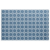 Floral Geometric Classic Blue Stof (Yard (91,4 cm))