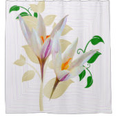 Floral Geometric Douchegordijn (Voorkant)