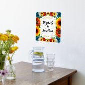 Floral geometric folie afdrukken (Laag (Keuken))