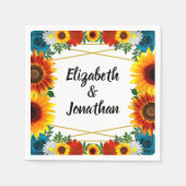 Floral geometric servet (Voorkant)