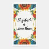 Floral geometric servet (Voorkant)