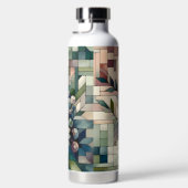 Floral geometrisch mozaïek thermisch waterfles (Rechts)