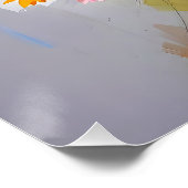 Floral Geometry – een botanisch portret Perfect Poster (Hoek)