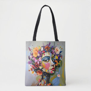 Floral Geometry – een botanisch portret Tote Bag