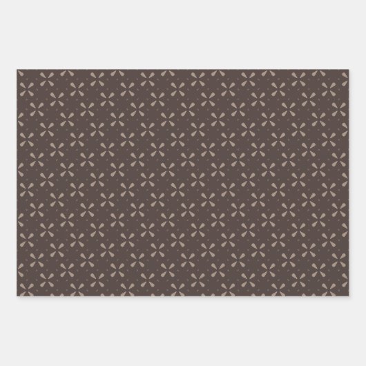 Floral geometry inpakpapier vel (Voorkant 3)