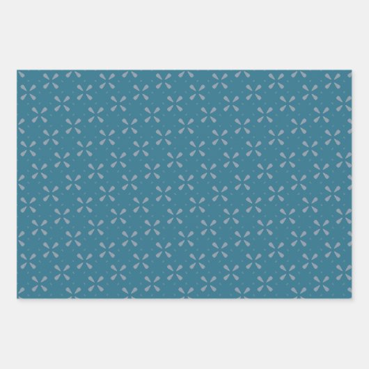 Floral geometry inpakpapier vel (Voorkant 2)