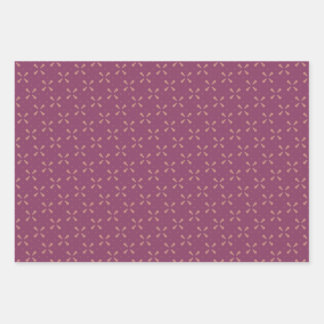 Floral geometry inpakpapier vel