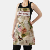 Floral gepersonaliseerd all-over print Schort (Insitu)