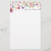 Floral, gepersonaliseerd laptoppapier (Voorkant)