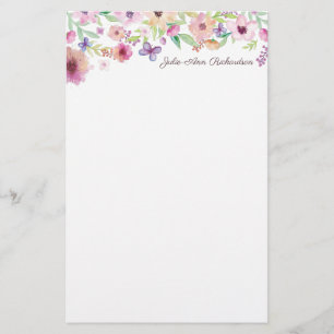 Floral, gepersonaliseerd laptoppapier