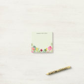 Floral gepersonaliseerd om te doen lijst Post-it n Post-it® Notes (Op bureau)