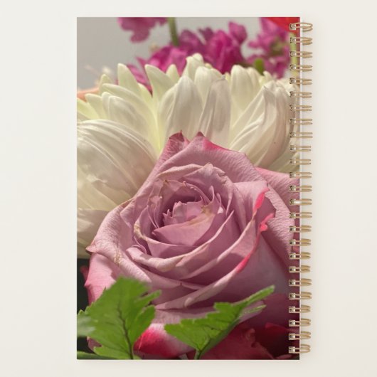Floral gepersonaliseerd planner (Achterkant)