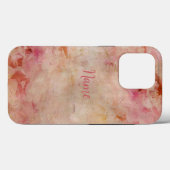 Floral gepersonaliseerd telefoonhoesje Case-Mate iPhone Case (Achterkant (horizontaal))
