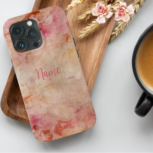 Floral gepersonaliseerd telefoonhoesje Case-Mate iPhone Case