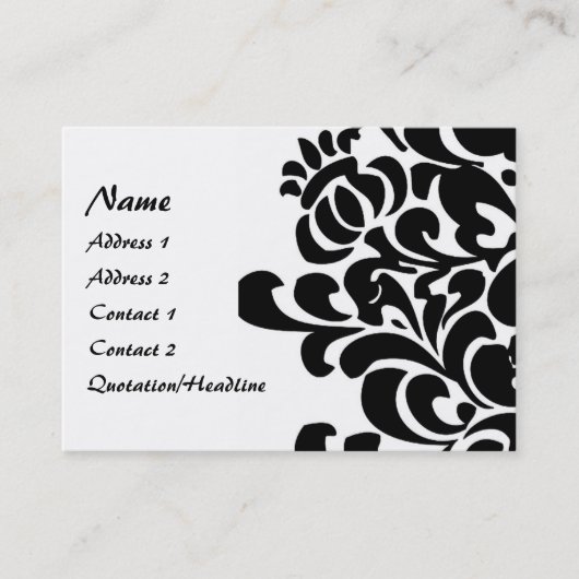 Floral - Gepersonaliseerd Visitekaartje (Voorkant)