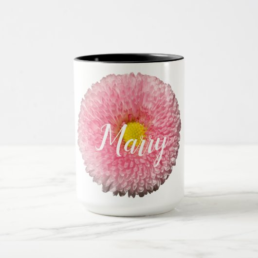 Floral gepersonaliseerde Combo Mok (Midden)