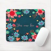  Floral Gepersonaliseerde Inspirivity Mousepad Muismat (Met muis)