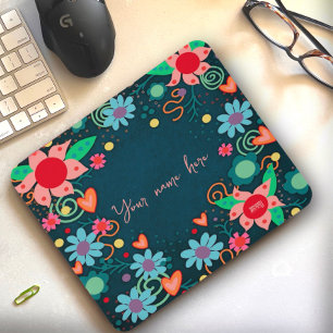 Floral Gepersonaliseerde Inspirivity Mousepad Muismat