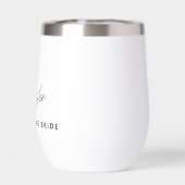 Floral Gepersonaliseerde Moeder van de Bruid Bruid (Achterkant)