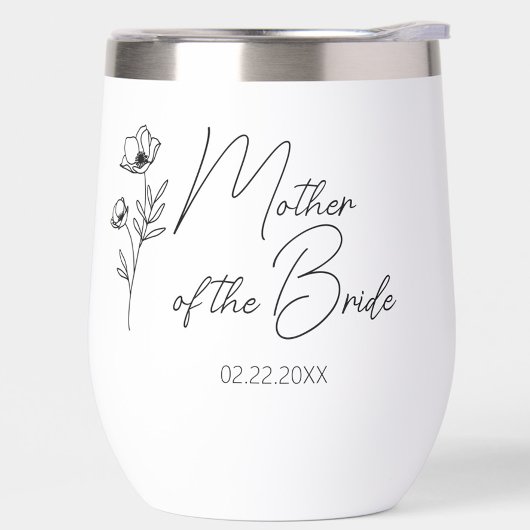 Floral Gepersonaliseerde Moeder van de Bruid Bruid