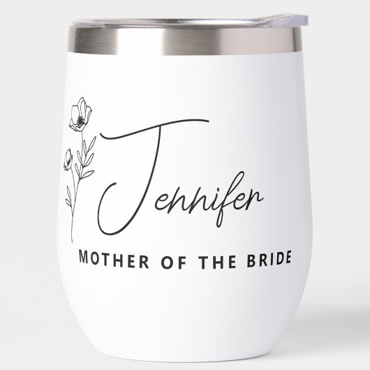 Floral Gepersonaliseerde Moeder van de Bruid Bruid