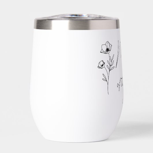 Floral Gepersonaliseerde Moeder van de Bruid Bruid (Voorkant)