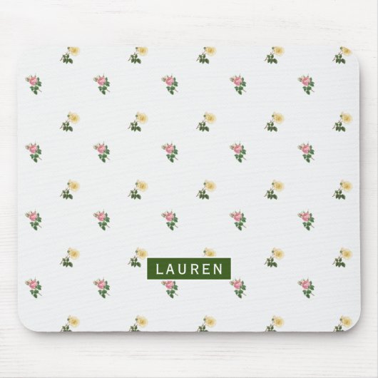  Floral gepersonaliseerde Muismat (Voorkant)