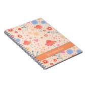  Floral gepersonaliseerde naam Inspirivity Notitieboek (Rechterzijde)