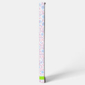 Floral Gepersonaliseerde naam Samsung Hoesje Samsung Galaxy Hoesje (Linkerkant)