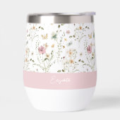 Floral, gepersonaliseerde naam Wilde bloem (Links)