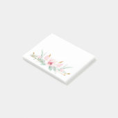 Floral gepersonaliseerde Post-it notities Post-it® Notes (Schuin)