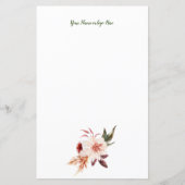 Floral-gepersonaliseerde schrijfbenodigdheden (Voorkant)