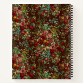  Floral-gepersonaliseerde spirale laptop Notitieboek (Achterkant)
